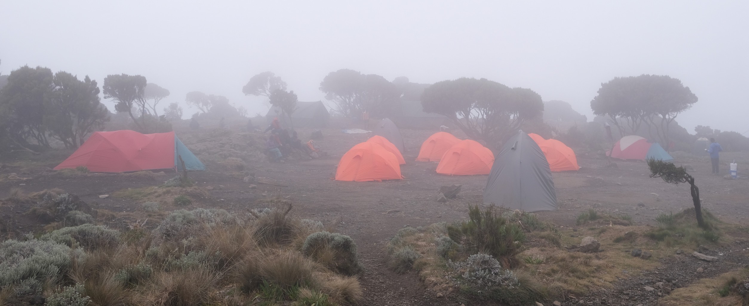 A camp on Mount Kilimanjaro