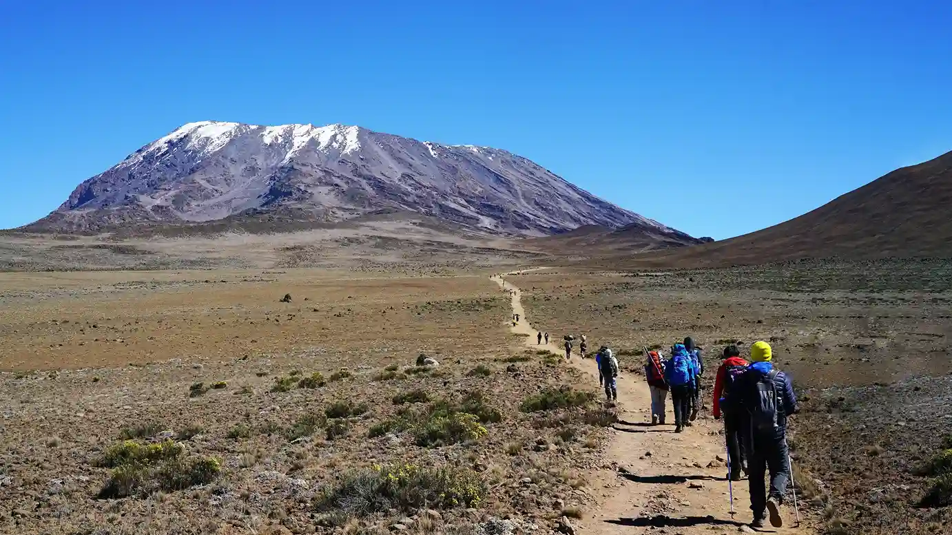A camp on Mount Kilimanjaro