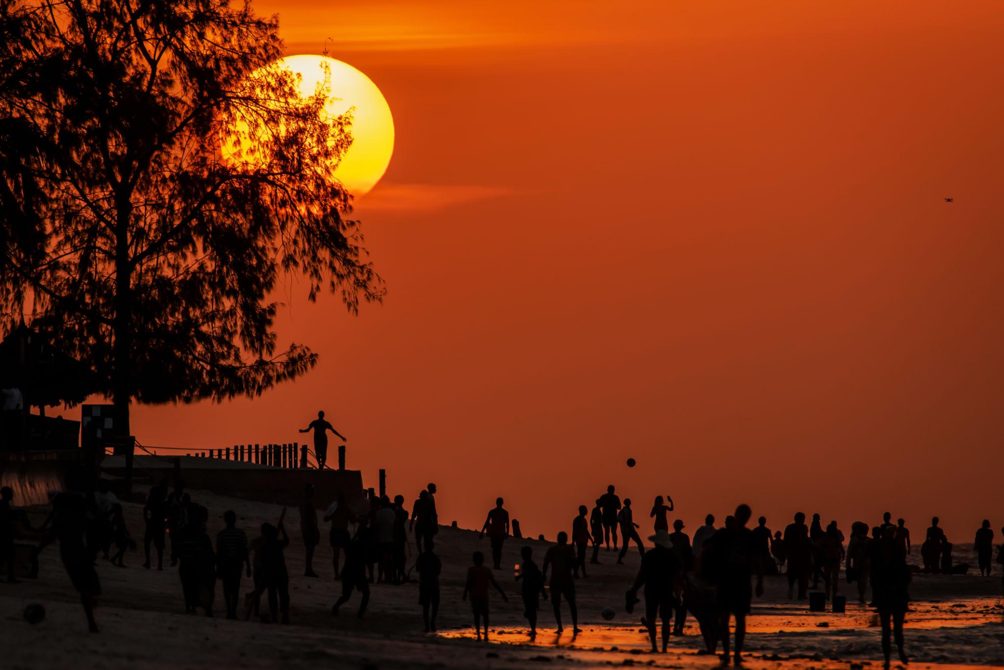 Beach sundowner · Pemba