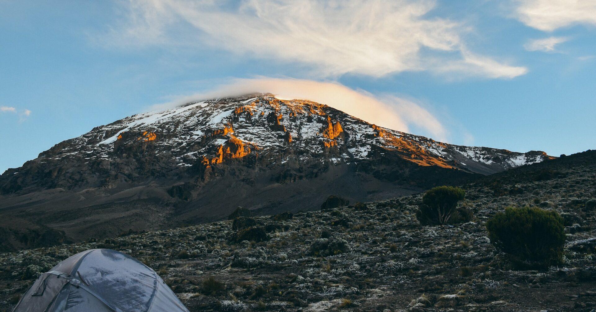 Uhuru Peak at the end of the 9-day Northern Circuit