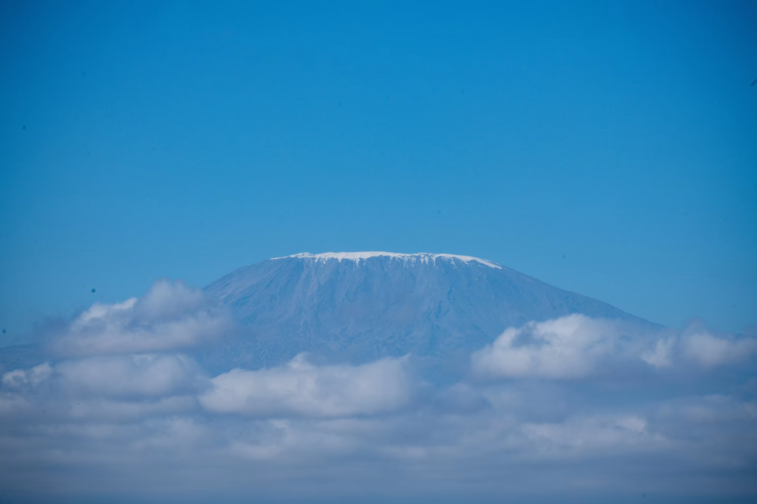 Kilimanjaro rising above the clouds